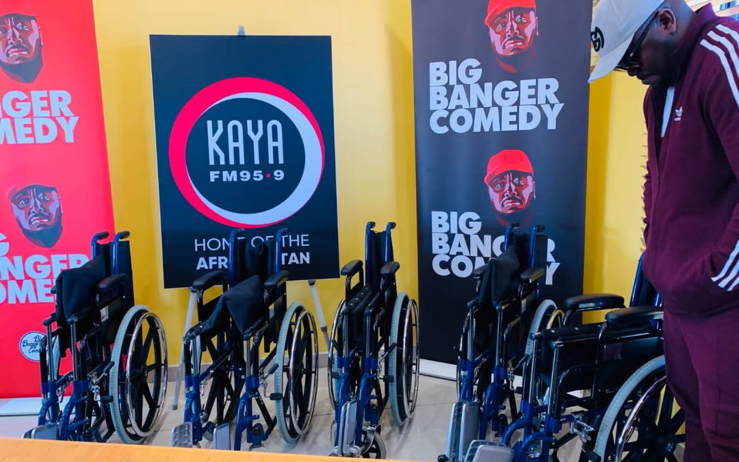 Comedian Skhumba’s mission to donate wheelchairs